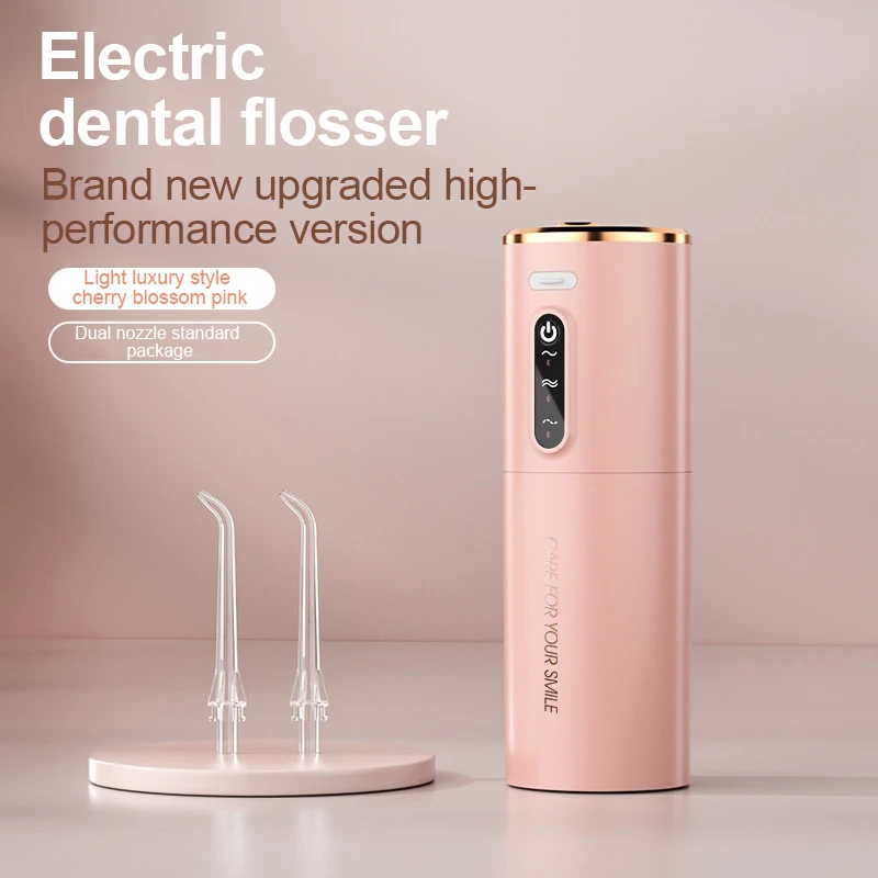 Portable Water Floss USB Rechargeable Oral Irrigator 280ML Electric Tooth Cleaning Device 3 Modes Waterproof Irrigator image 2