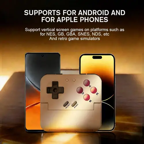 Imagen 2 del producto Controlador de Juegos Móvil Inalámbrico Retro Mini Taco con Bluetooth para Android/iOS, Compatible con Emulador de Arcade NES