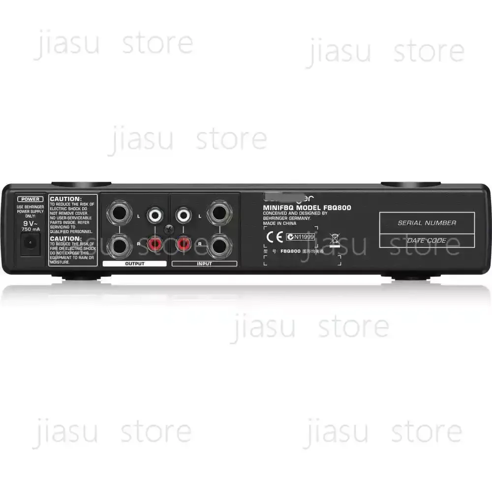 FBQ8009-Segment Graphic Equalizer Anti-Howling Audio Processor High Mid Low Frequency Adjustment Low Cut Filter with LED Display