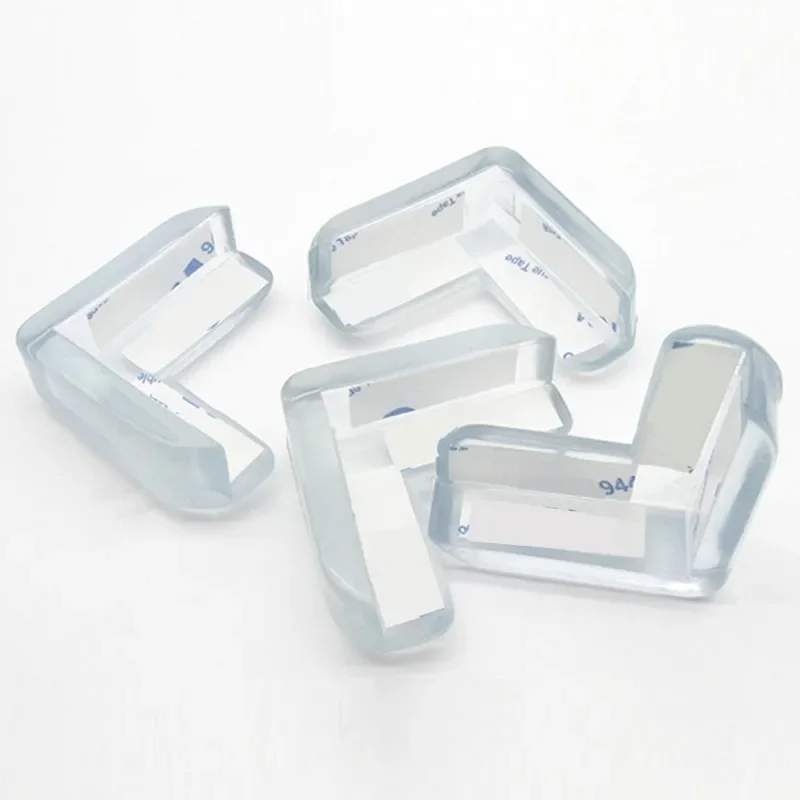 1/10pcs Transparent Baby Table Corner Edge Protection Cover Kids Safety Silicone Desk Protector Guard Cushion Anti Collision