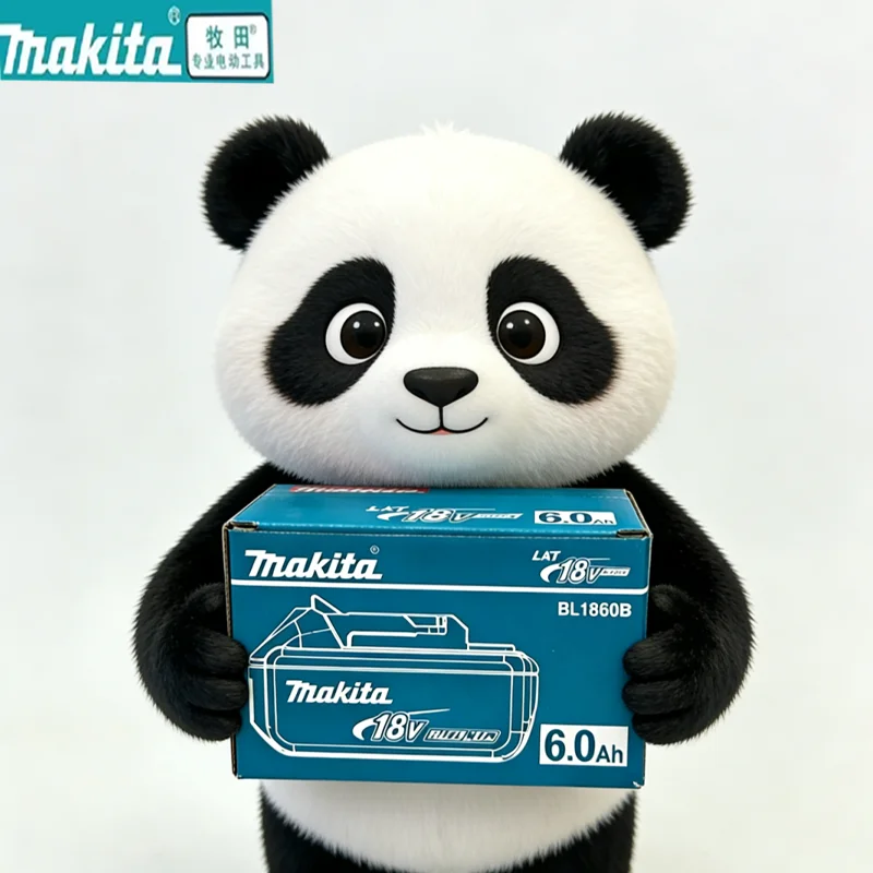 

Genuine Makita 18V 6.0Ah battery with charger set for Makita 18V power tool DDF487 DTW700 GBA404 DUC150Z DHR183Z