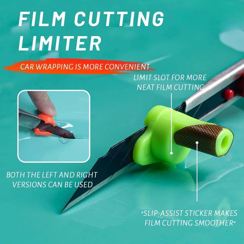 TOFAR Car Wrap Film Utility Knife Magnetic Stopper Vinyl Film Knife Cutting Aid Tool Professional Precision Edge Trimming Tool