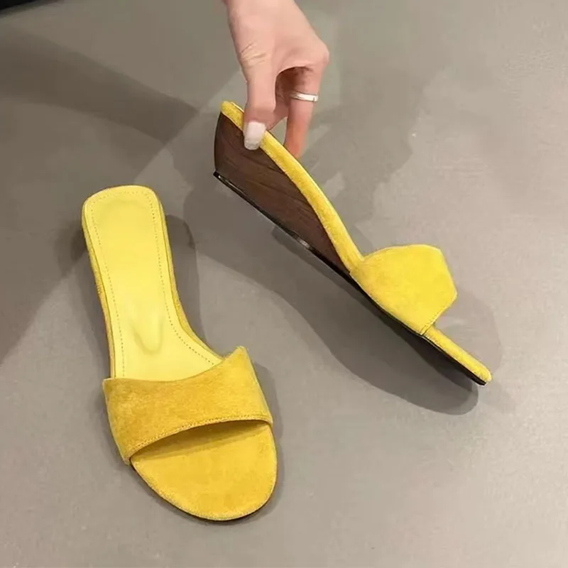 Wedges Slippers Trend High Heels Shoes Open Toe Sandals Beach Casual Shoes Sport Fashion Flip Flops Sexy Mujer Slides Zapatos