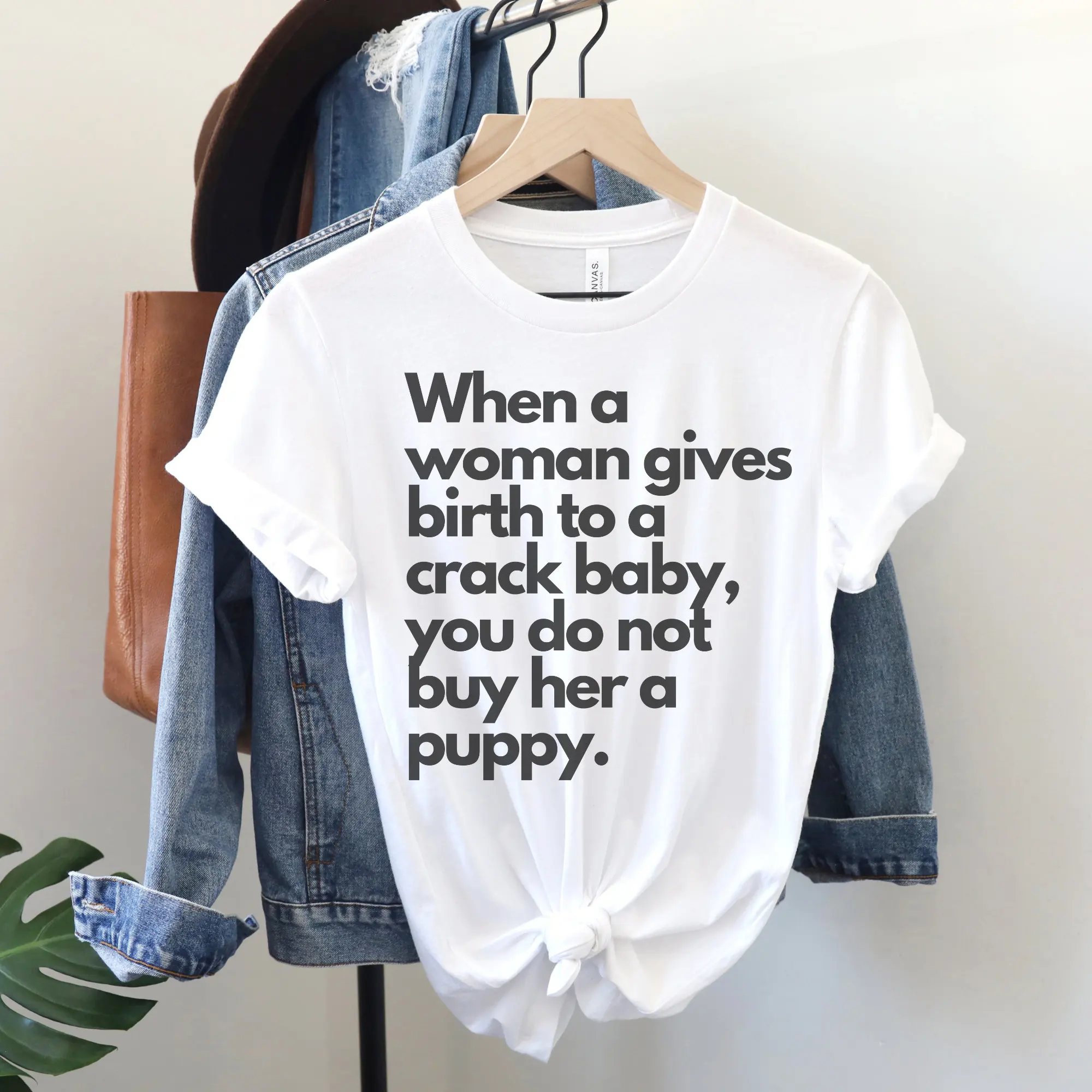 When A Woman Gives Birth To Baby You Do Not Buy Her Puppy T Shirt Gilmore Girl S