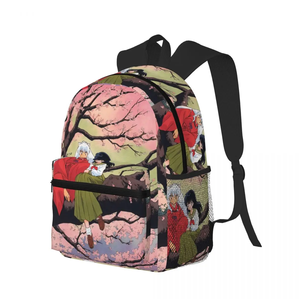 

Кимоно манга Inuyasha Sesshomaru, студенческий рюкзак, школьная сумка, походный дорожный рюкзак для мальчиков и девочек, сумка для книг, сумки на плечо