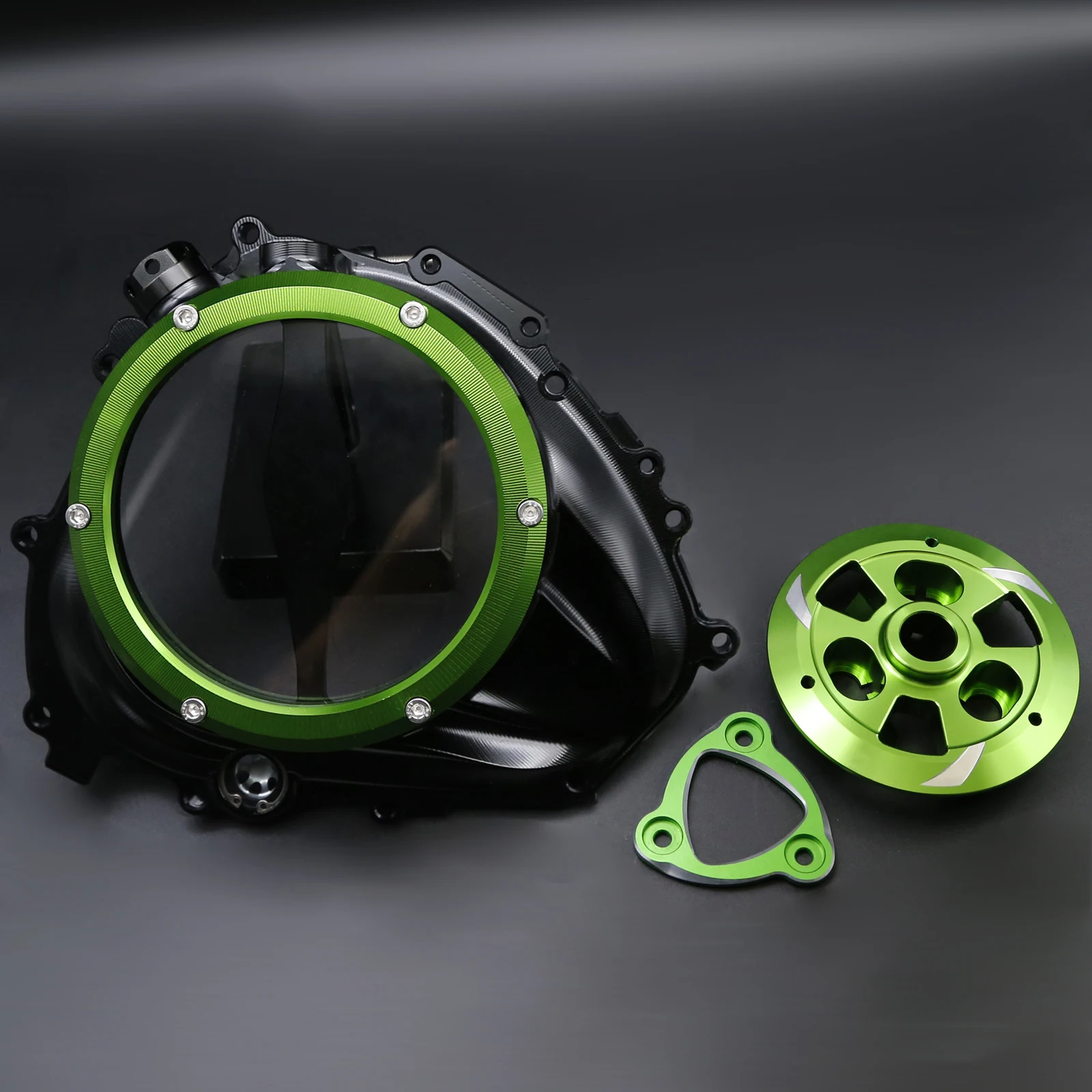 For Kawasaki Ninja 400 Z400 2019 2020 2021 2022-2024 Motorcycle Engine Clear Clutch Cover Protector Guard Clutch Pressure Plate