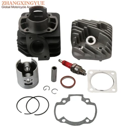 Scooter 70cc Big Bore Cylinder Kit & Head For Honda Dio G SP SR AF18 AF27 AF28 Shadow 50 SRX50 AF42 47mm 2-Stroke Engine Parts