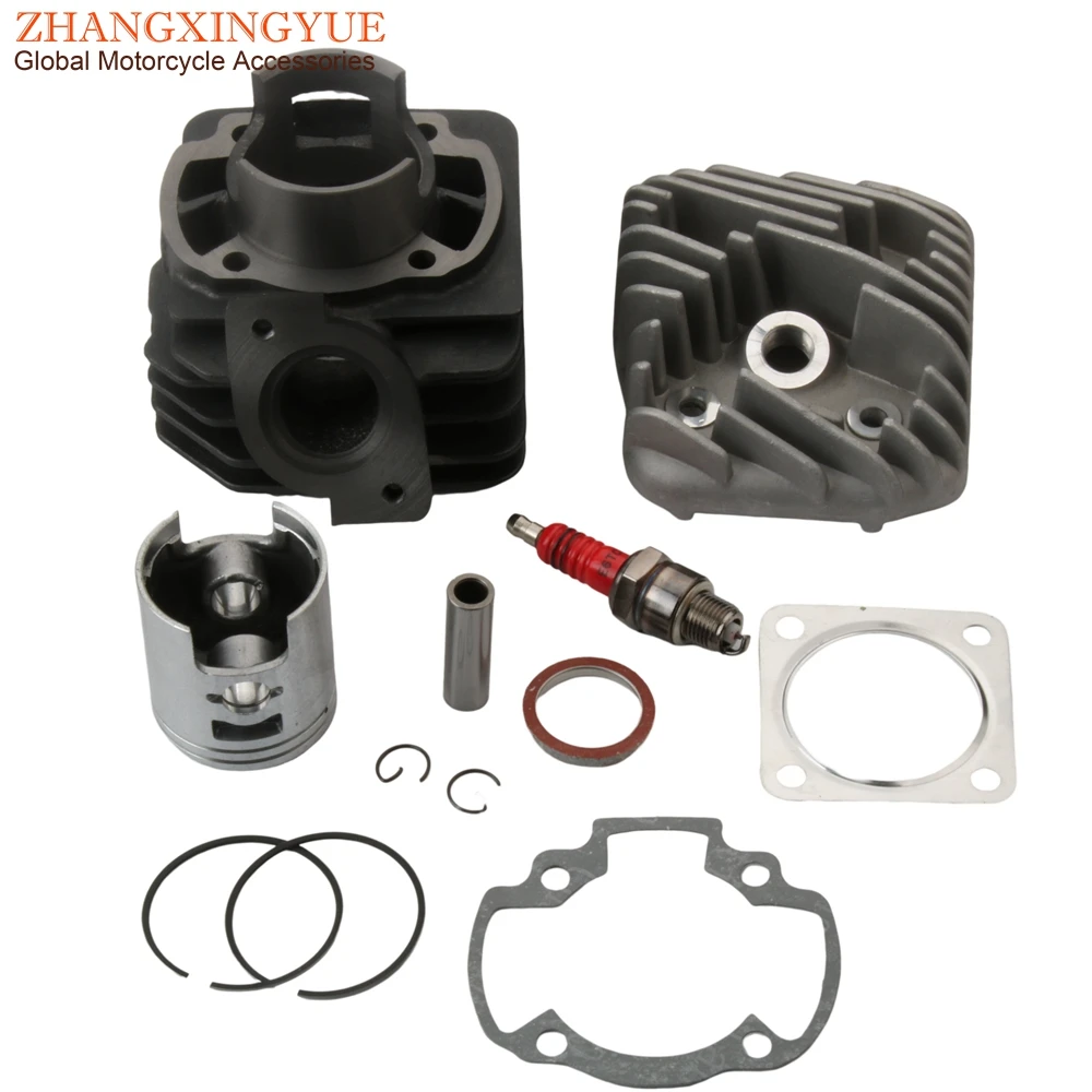 Skuter 70cc duża pojemność zestaw siłowników i głowy dla Honda Dio G SP SR AF18 AF27 AF28 cień 50 SRX50 AF42 47mm 2-suwowy silnik części