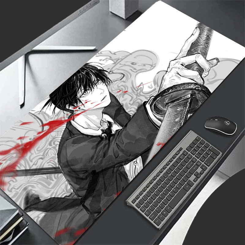 

Mousepad Computer Gaming Accessories Keyboard Pad Office Rubber Mouse Pad Decoracion Desk C-chainsaw Man Hayakawa Aki Mouse Mat