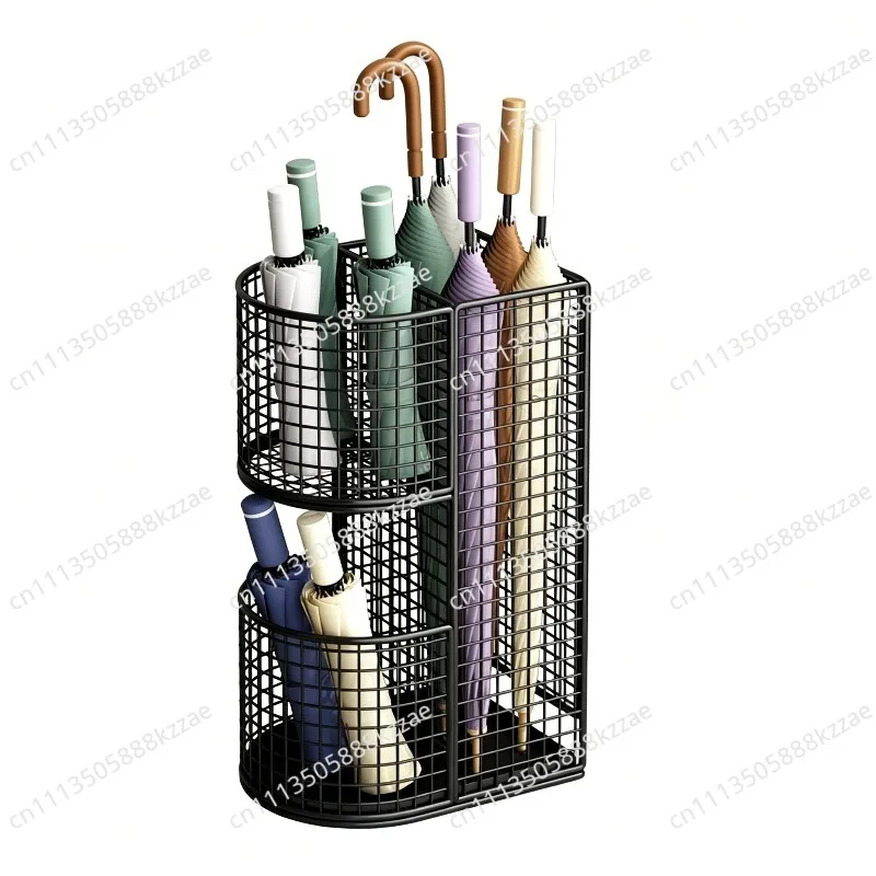 Umbrella Rack - Multi-functional Drain Design for Home & Commercial Use, Large Capacity Storage