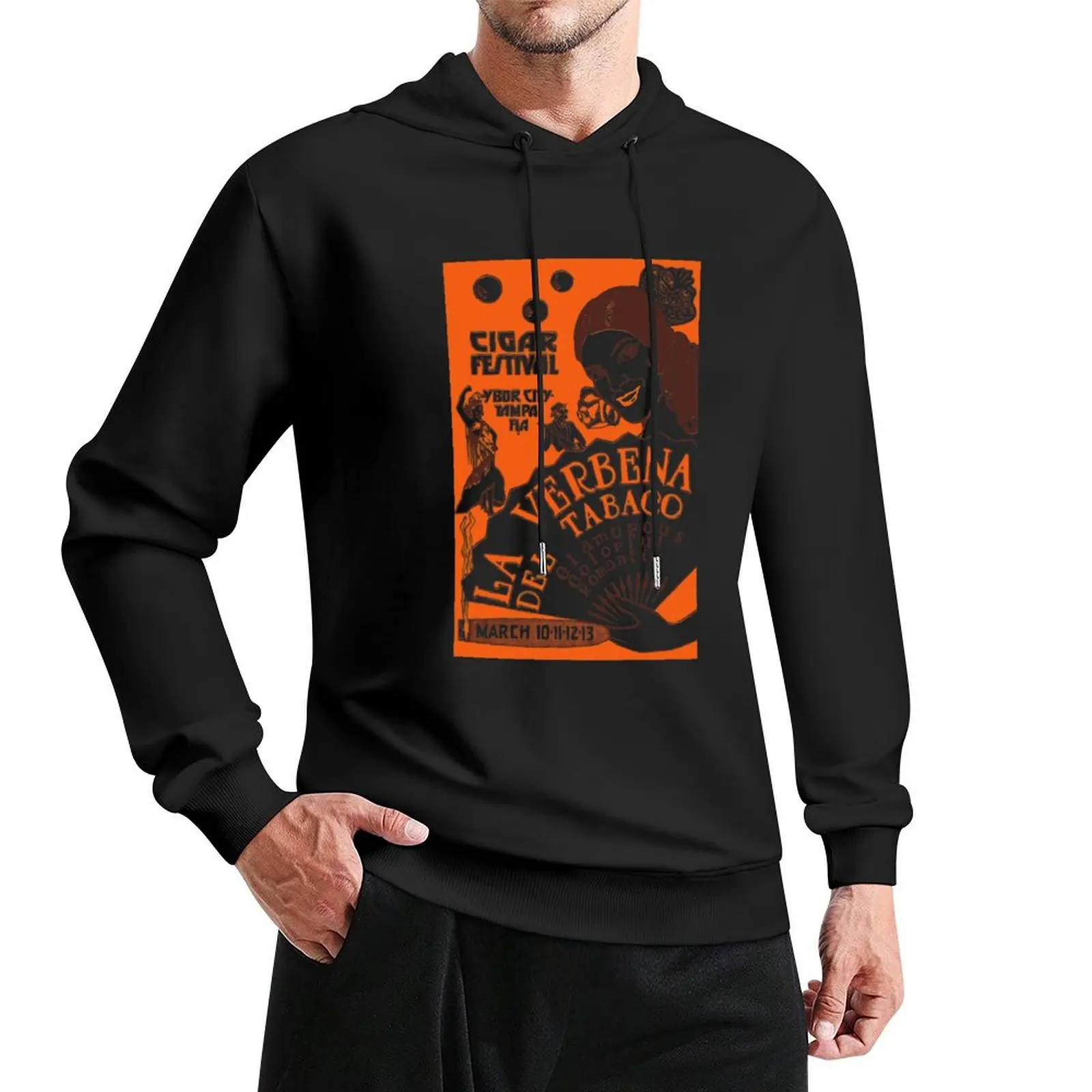 

Ybor Cigar Festival Pullover Hoodie blouse men's hoodies