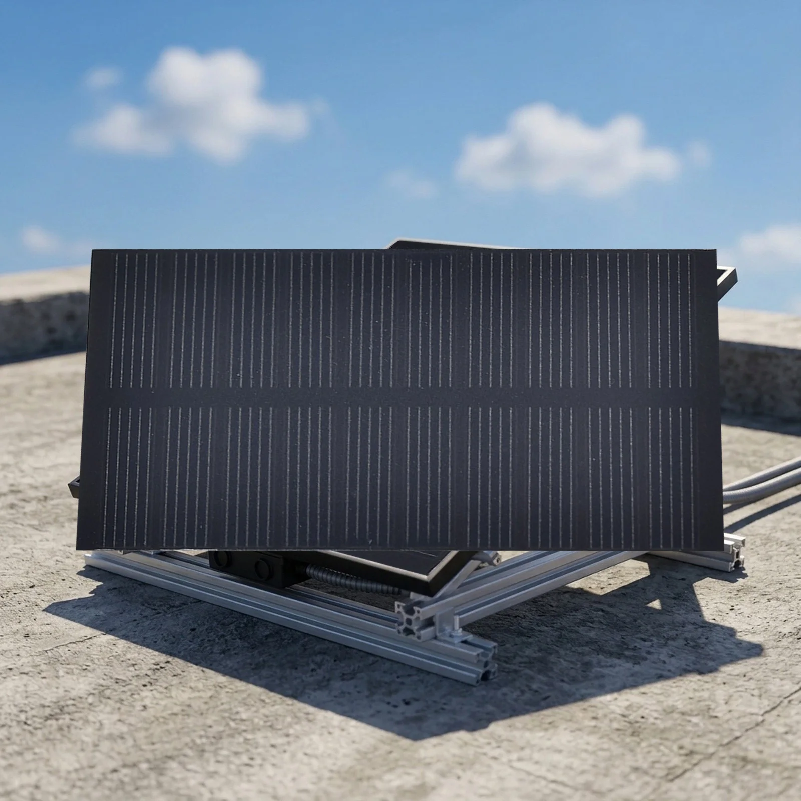 Laminated Panel Polycrystalline Solar Conversion Rate Efficiency Output PET Laminated Unique Process Weak Light Effect