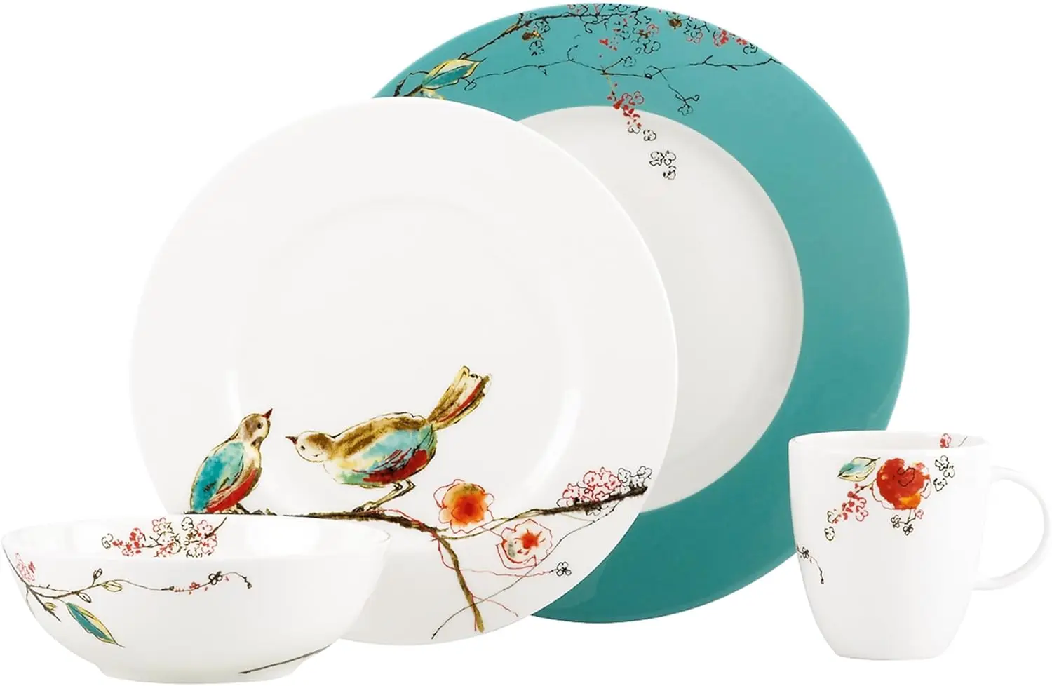 

Chirp 4-Piece Place Setting, 5.1 LB, Multi