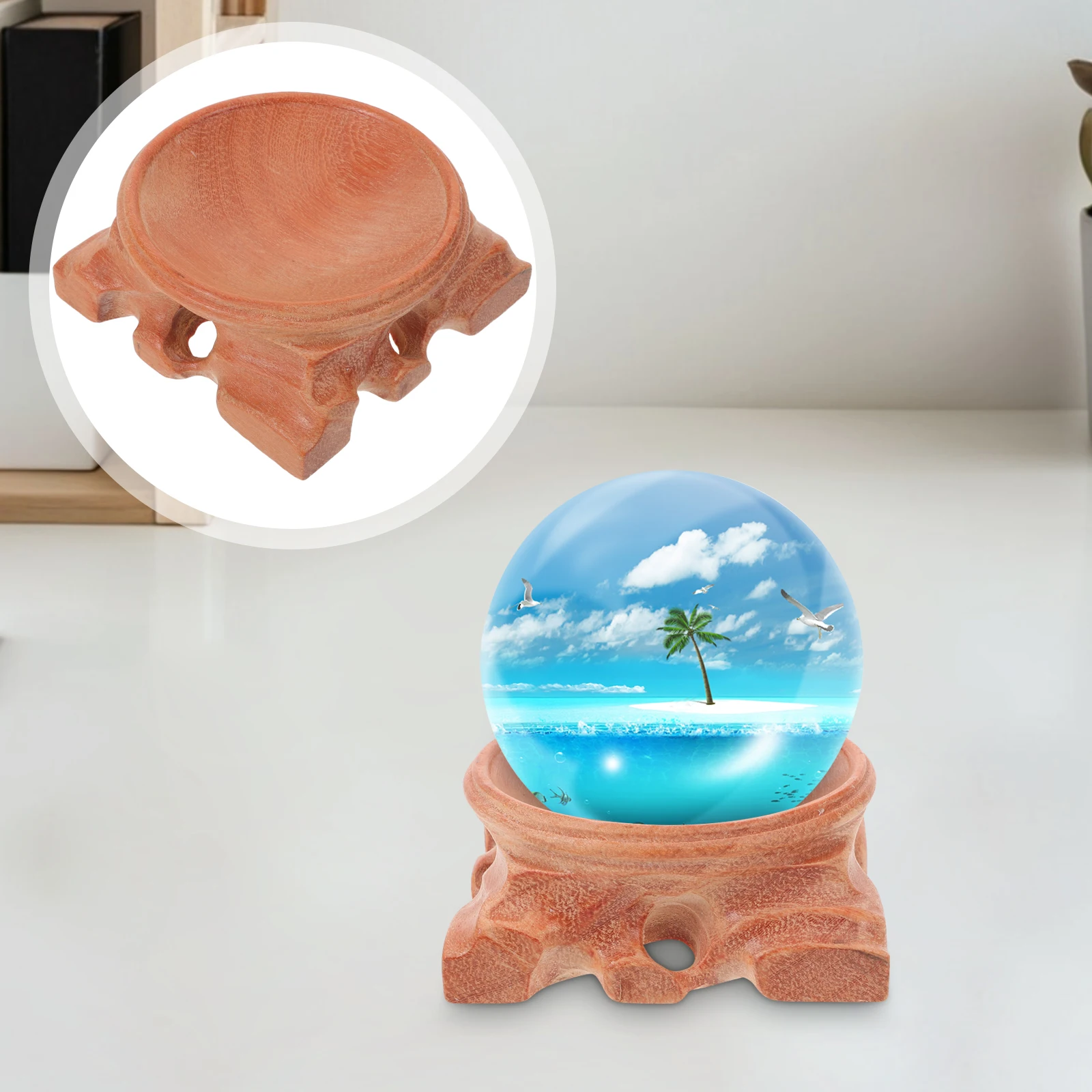 

Crystal Ball Bracket Base Display Stand Glass Holder for Chocolate Holders Bases