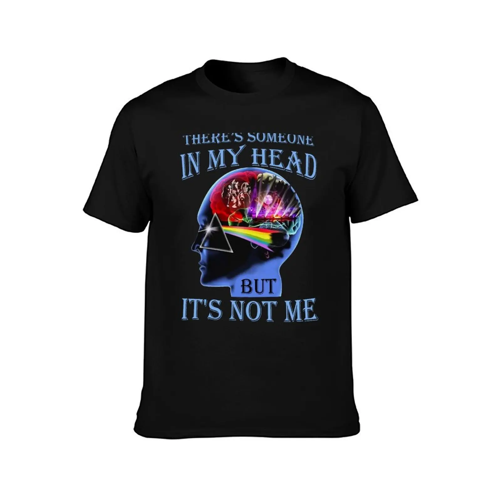 There's Someone In My Head But It's Not Me T-Shirt, Summer Casual Cotton Tee, Oversized Streetwear Tops, Vintage Graphic Print