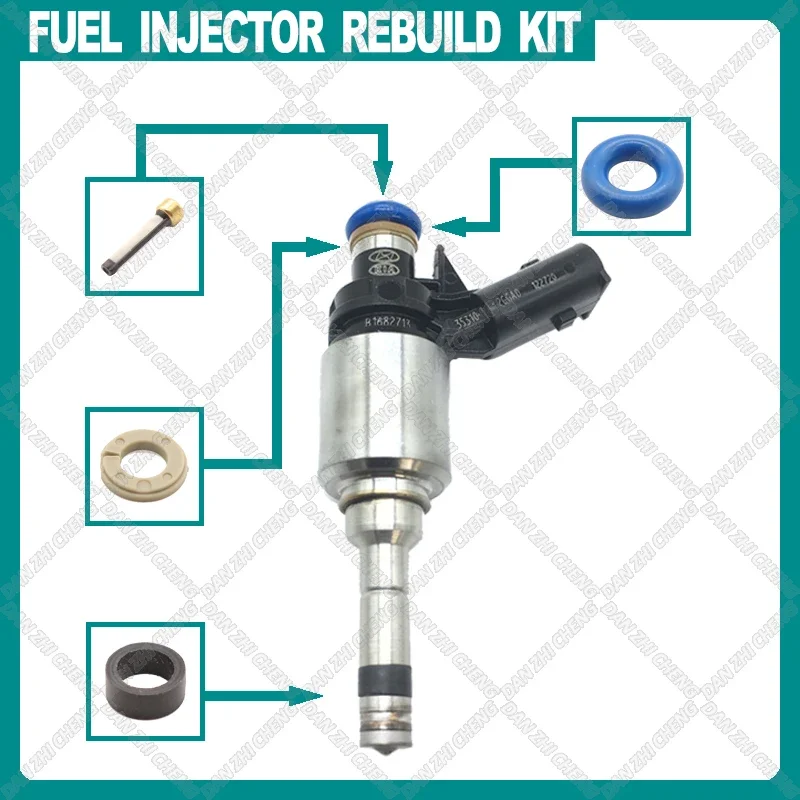 Fuel Injectors Seals O-Ring Repair Filters for 35310-2GGA0 for Hyundai LF-Sonata HG-Grandeur