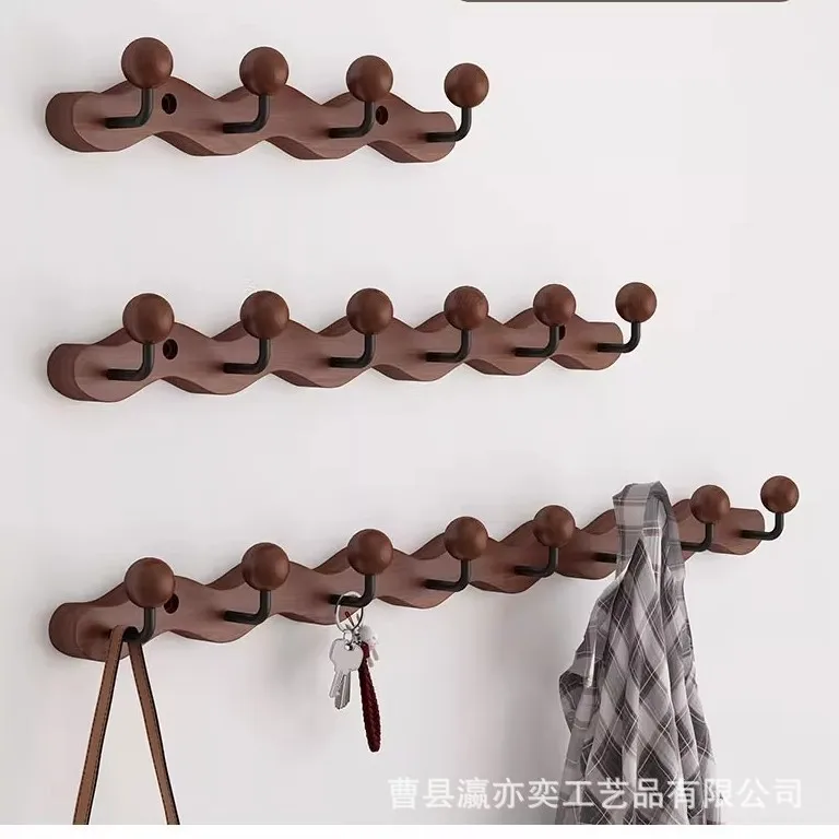 Wall hanger planet solid wood entrance wall entrance coat hook in stock