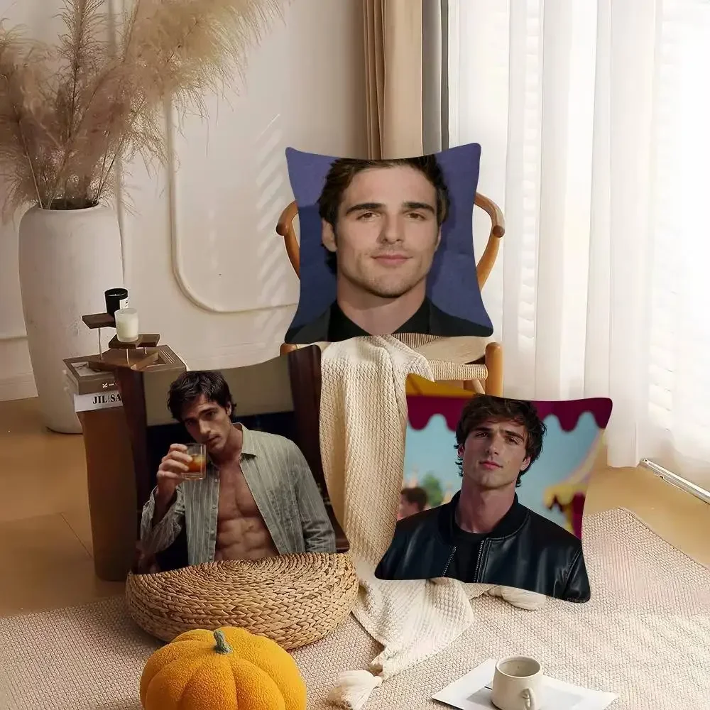 Jacob Elordi cushion cover soft Pillow Case for Sofa Living Room Home office Decor Protective Covers