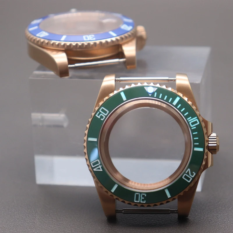 Imagem -06 - Rose Case Relógio de Ouro para Seiko Moldura Daytona Movimento 28.5 mm c3 316l Aço Inoxidável 40 mm Nh35 34 36 38 Eta 2824 Miyota 8215 40 mm