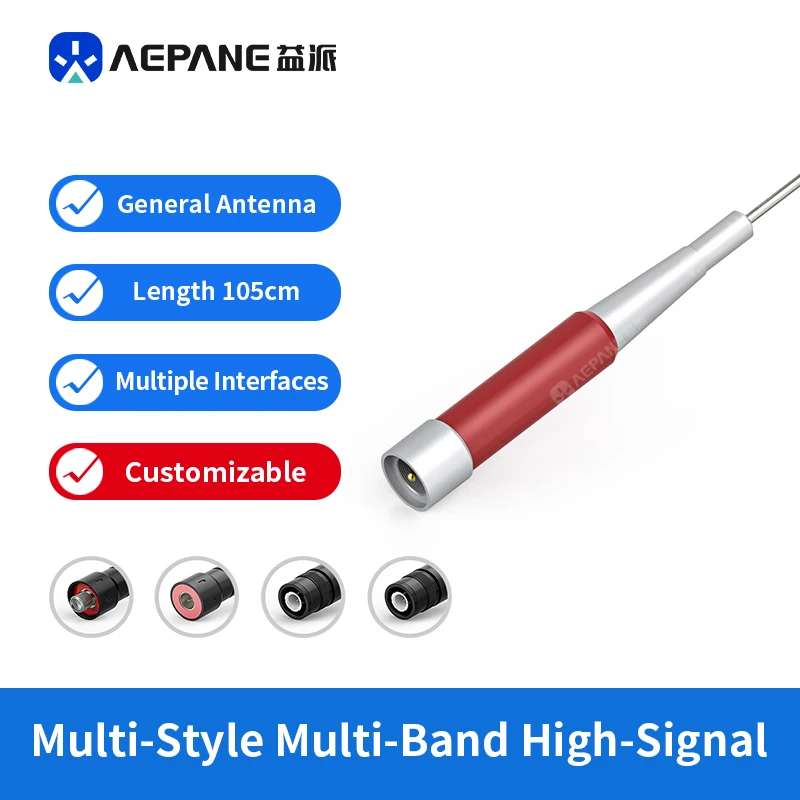 AEPANE HAR7500 105cm Dual Band VHF UHF 144/430MHz High Gain Car Mobile Radio Antenna PL259 Connector for Walkie Talkie Ham Radio