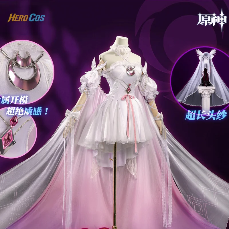 

Genshin Impact Columbina Carnival Cosplay Costume Halloween Christmas Comic Con Role Play Festive Party HERO Cos
