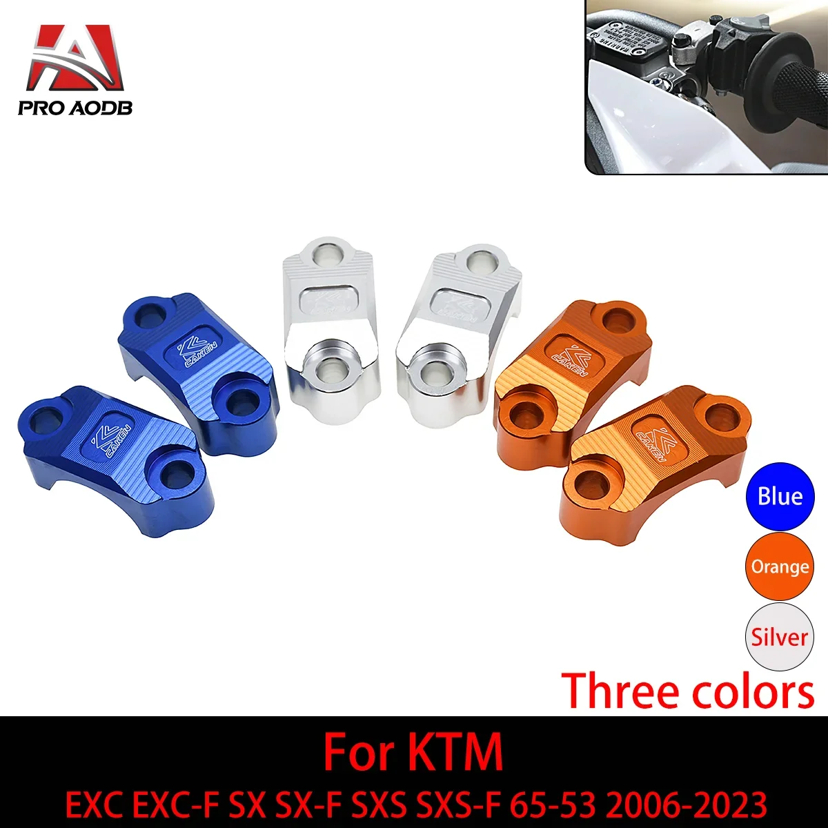 

Motorcycle Accessories For KTM EXC EXCF SX SXF SXS 250 300 350 400 450 500 530 2006-2023 CNC Clutch Brake Cylinder Clamp Cover