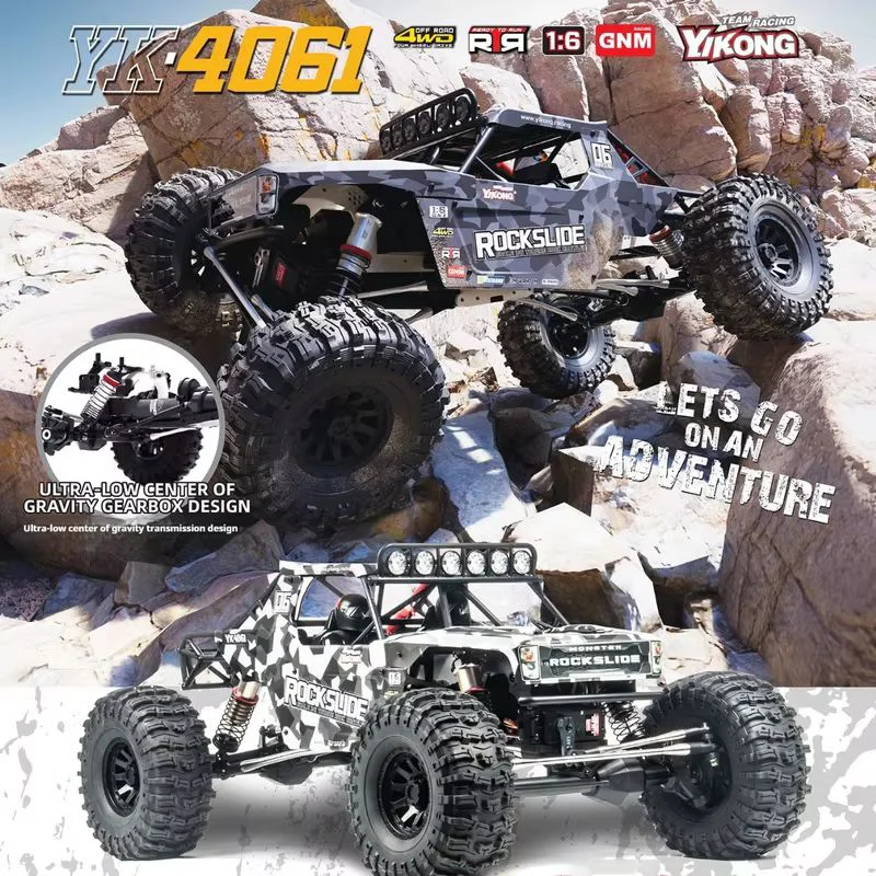NEW YK4061 1:6 4WD RC Electric Remote Control Off-Road Climbing Crawler With Ultra Low Center Of Gravity & Superior Performance