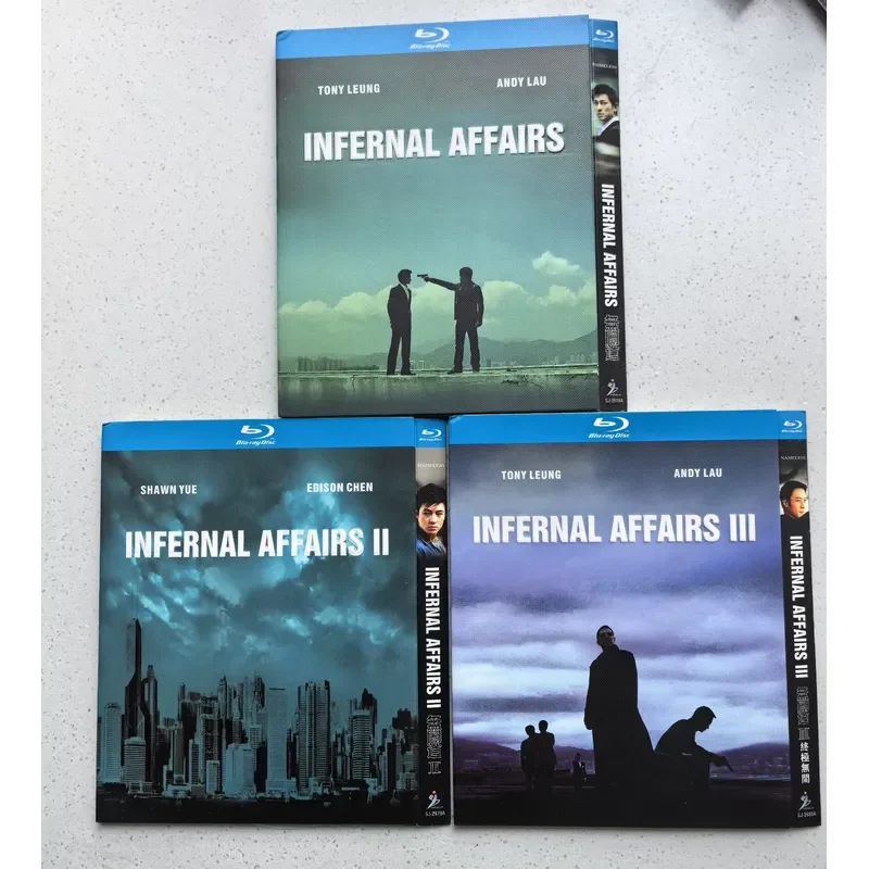 Personal idle classic Hong Kong film Infernal Affairs 1-3 Blu-ray BD priced as non-remote