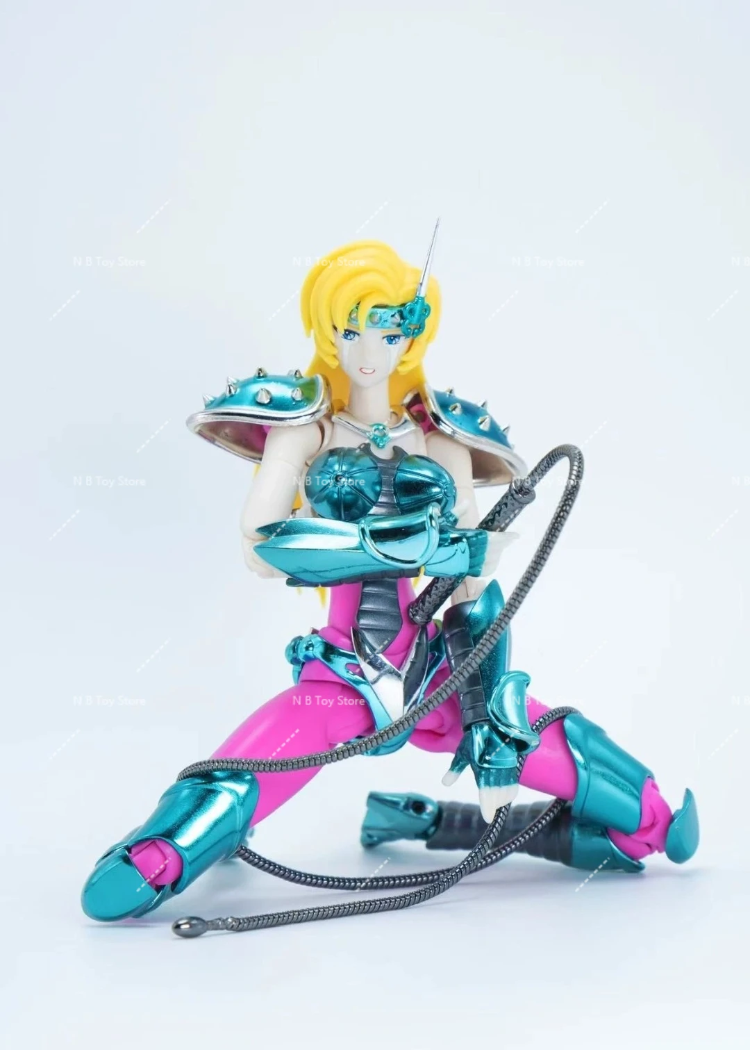 Medio punto GT Saint Seiya Myth Cloth Ex Camaleón Junio Figura de acción Caballeros del zodiaco plateado
