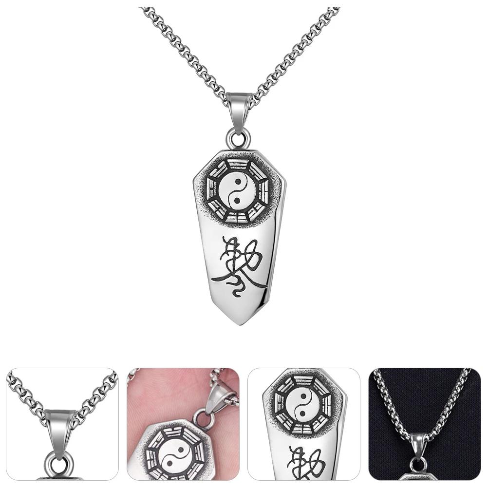

Stainless Steel Necklace Creative Jewelry Pendant Decorative Chain Fashion Accessory Elegant Design Popular Trendy Necklace