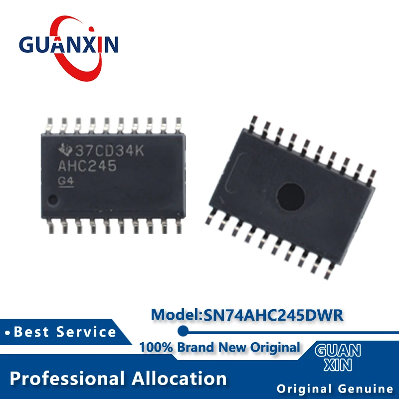 

100% New electronics SN74AHC245DWR SN74AHC245DW SOIC-20 Marking AHC245 SN74AHC245