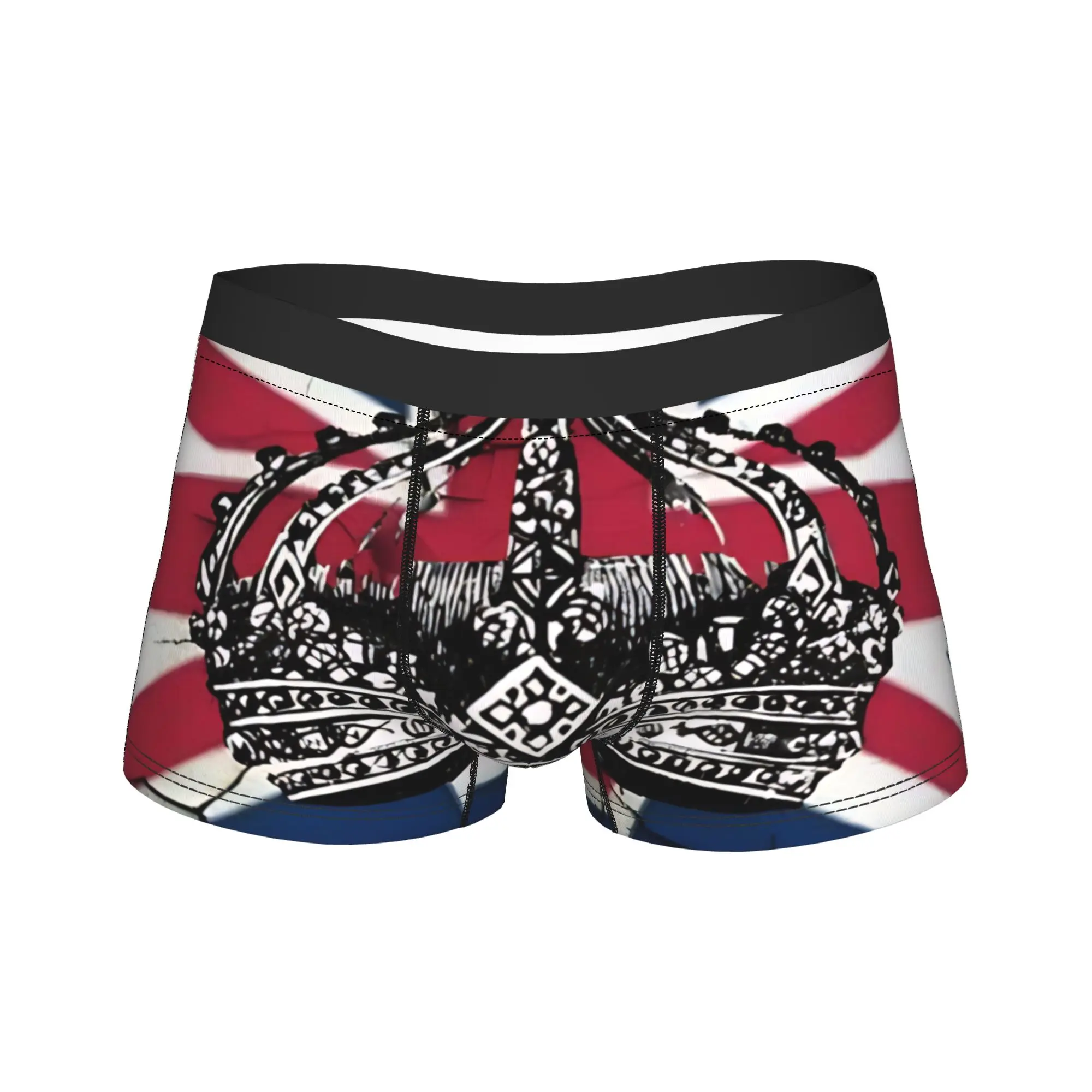 British flag UK Trunk  3D Pouch Underwear High Quality Custom Boxer Brief Classic Man Underpants Big Size 2XL