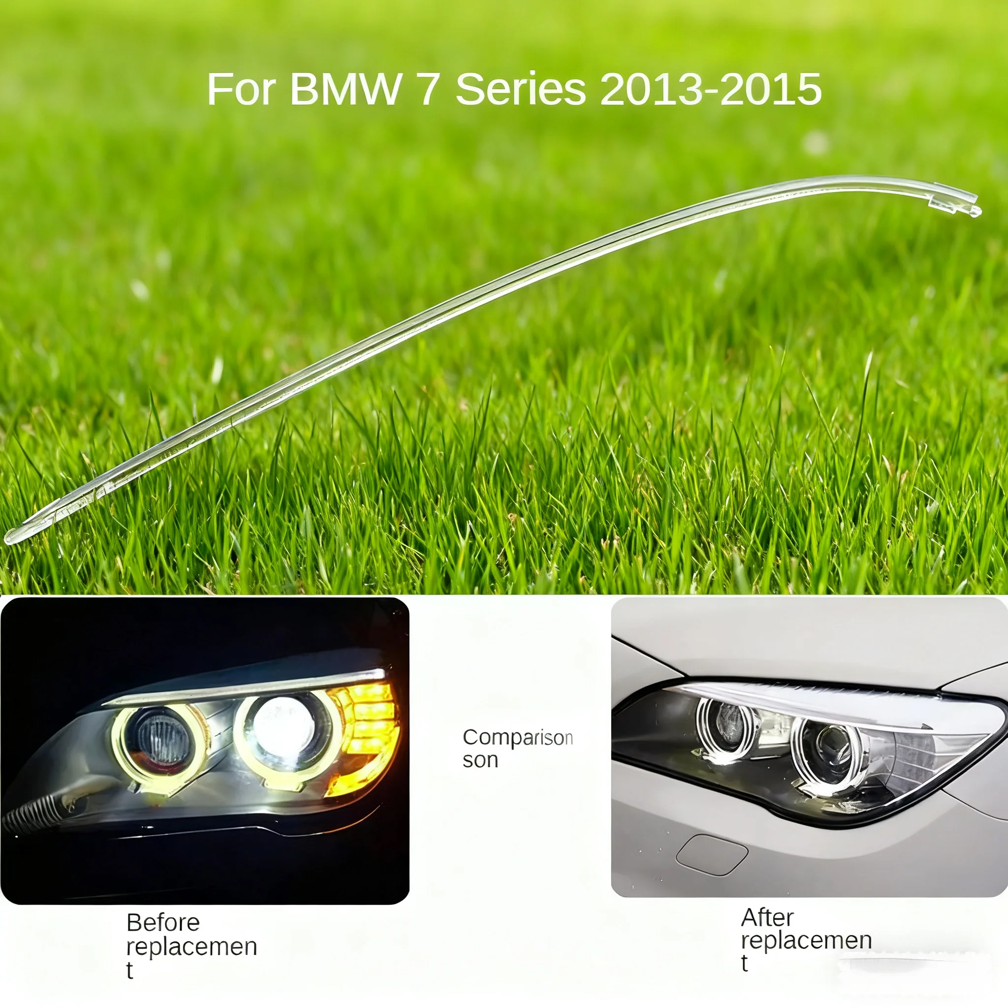 

For BMW 7 Series F02 2013-2015 DRL Light guide plate Light guide tube Headlight Daytime Running Light Guide Angel Eye