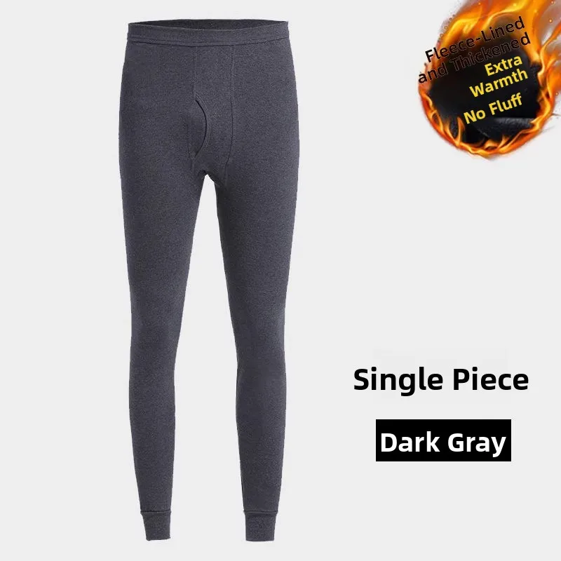 Thiened Fce الرجال الشتاء سراويل تقليدية العزل الحراري عدم الانزلاق المخملية الدافئة سليم صالح السراويل الطويلة ألياف البوليستر