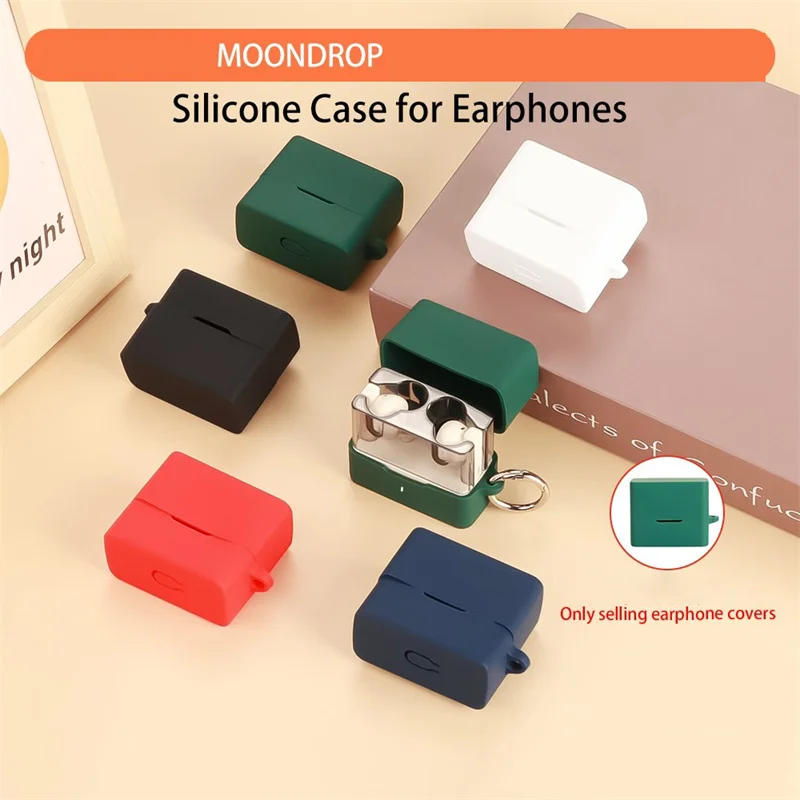 For MOONDROP Space Odyssey 2.0 Case Silicone Solid Color Shockproof Earphone Protector For MOONDROP Space Odyssey 2.0 Cover