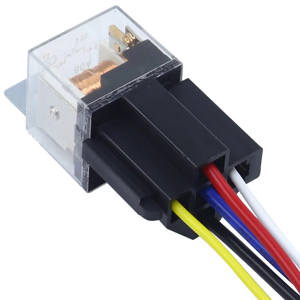 80A Automotive Relay with DC 12V 24V Compatibility for Use in Cars Trucks for rvs and for Off Road Vehicles 4 Pin 5 Pin Options