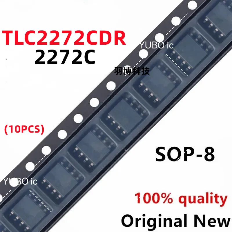 (10piece)100% New TLC2272CDR TLC2272 2272C SOP-8 Chipset