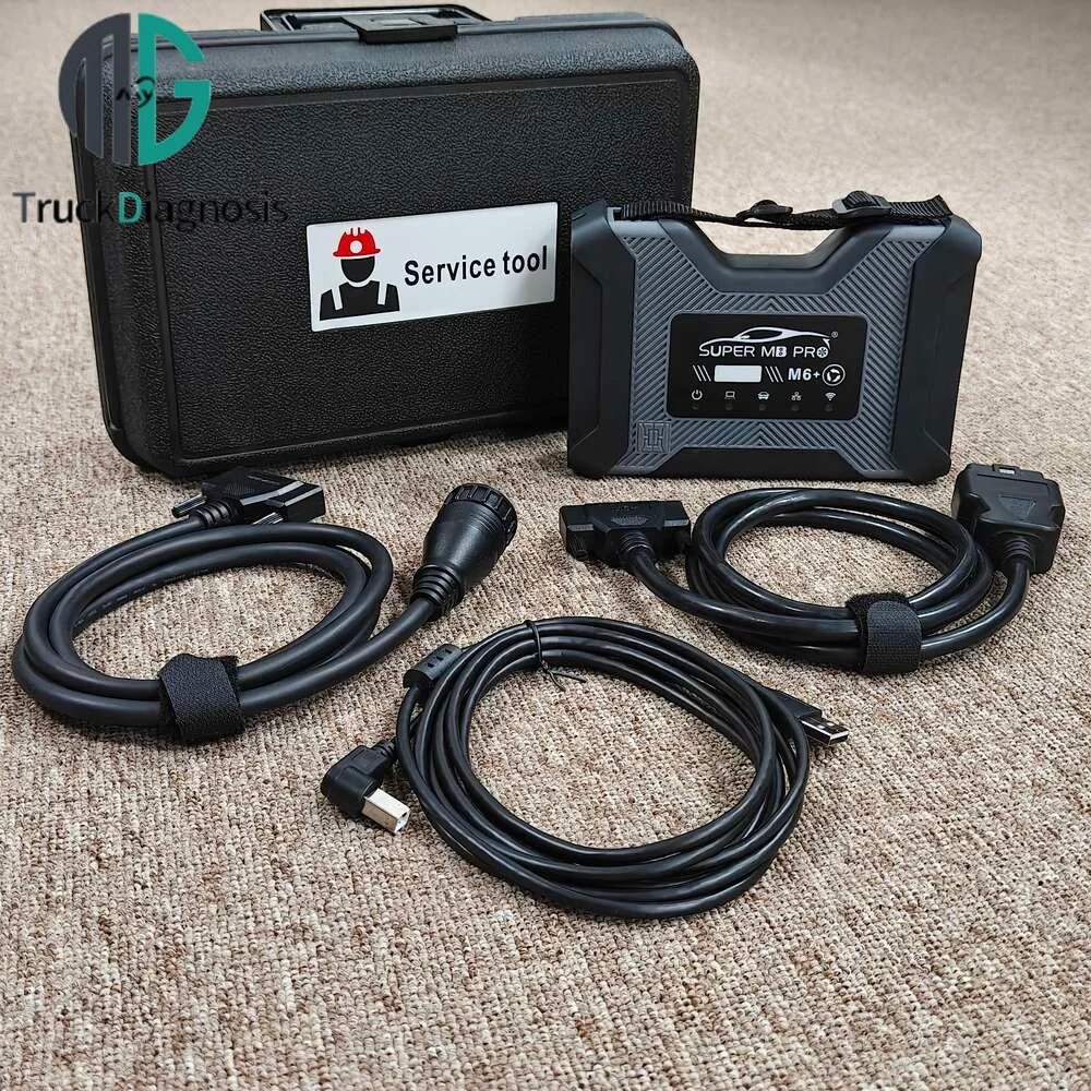 For Super PRO M6 DoIP VCI WiFi Update Power Star C4 C6 Diagnostic Adapter Toolkit Full Function Is OEM for MB Car