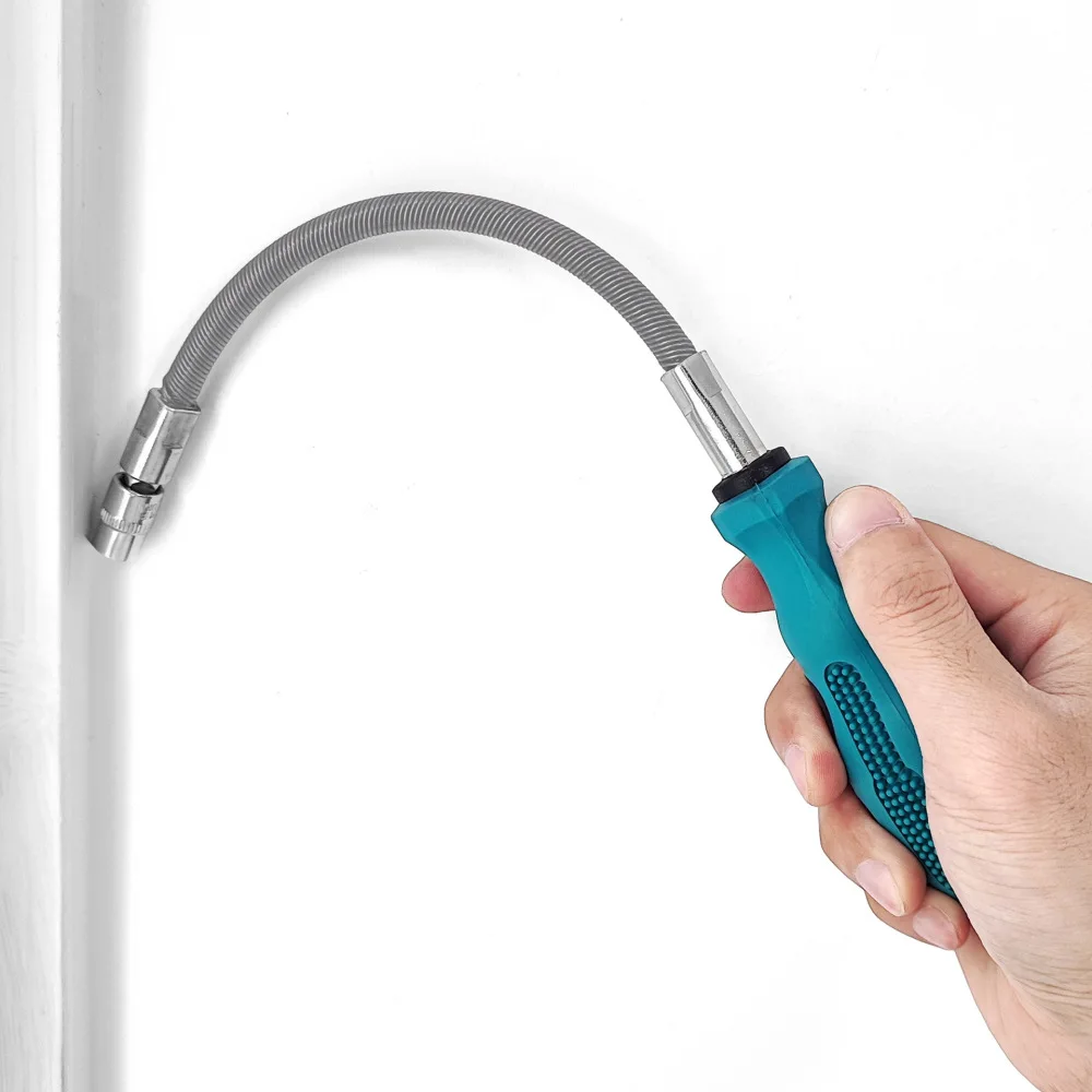Flexible Nut Driver Socket Wrench Magnetic Screwdriver Bit Holder Manual Fastening Tool For Hose Clamps Auto Repair