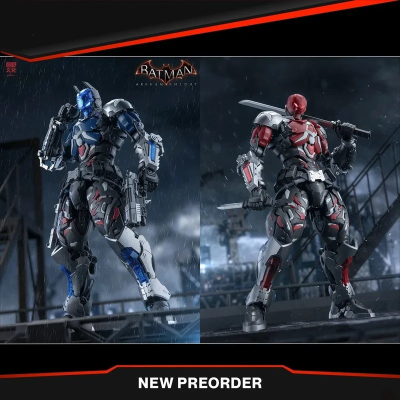 

IN STOCK HEMOXIAN Arkham Knight Assembly Model YuanYe Over Zero Batman Action Figures 1/10 Statue Collection Kid Toy Gift