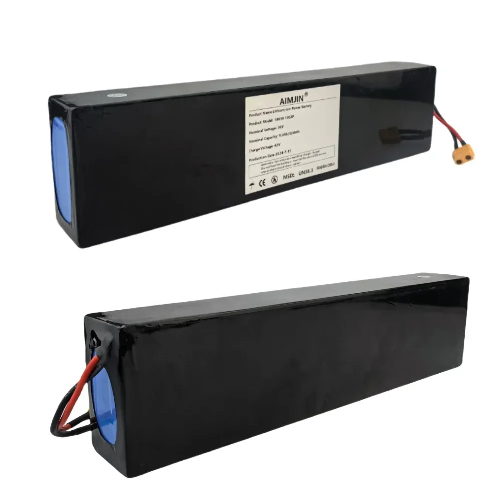 10S3P 36V 9000mAh 18650 แบตเตอรี่ลิเธียมไอออนแบบชาร์จไฟได้เหมาะสําหรับ KUGOO S1,S2,S3 ไฟฟ้าสกู๊ตเตอร์ BMS ในตัว