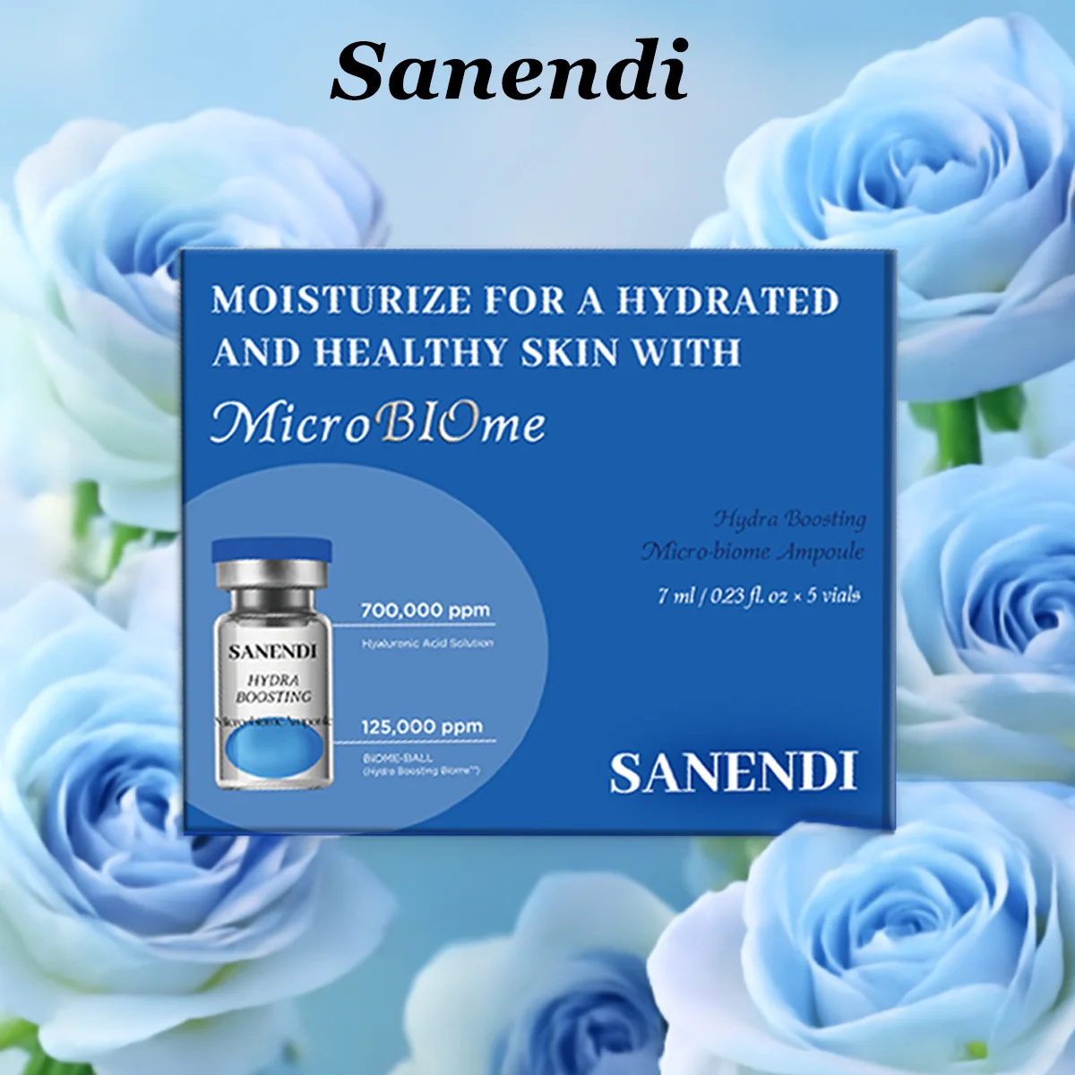 Sanendi مرطب الوجه جوهر Micro BlO me جوهر يهدئ البشرة تحفيف العمر الوجه ثبات وترطيب مجموعة العناية بالبشرة 7 مللي #5