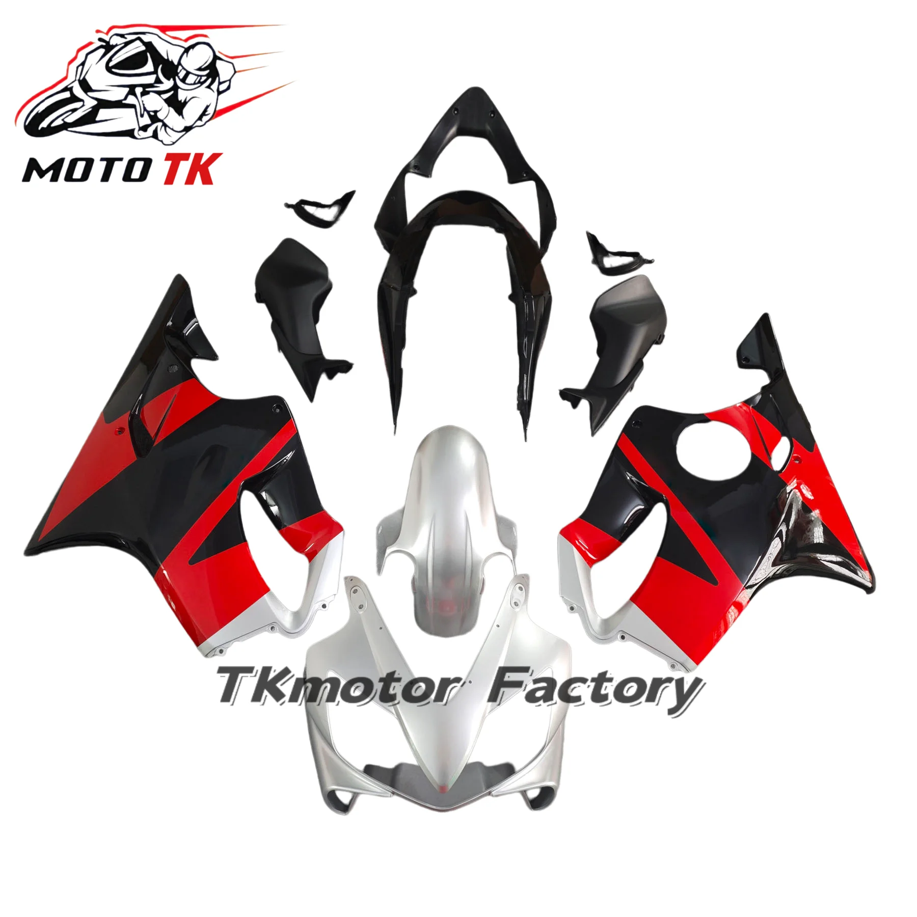 Complete ABS Injection Fairing Kit For Honda CBR600 F4i 2004 2005 2006 2007 Motorcycle Full Body Panels Aftermarket Bodywork