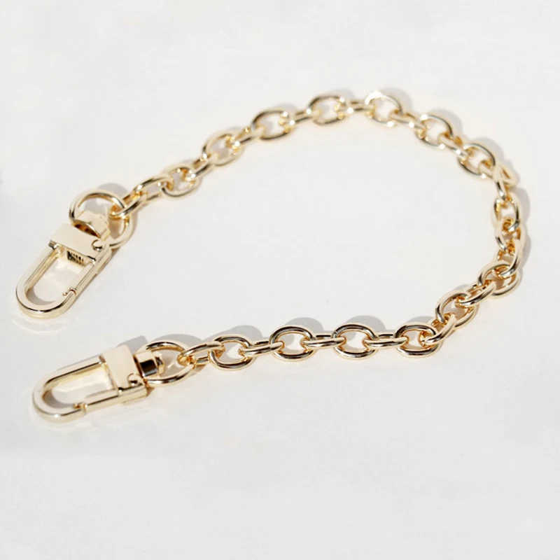 Fashion Decoration 8mm Chains Short 25cm, 30cm Gold, Silver, Gun Black Chains To Put Charms on, Short Bag Chain for DIY Charms