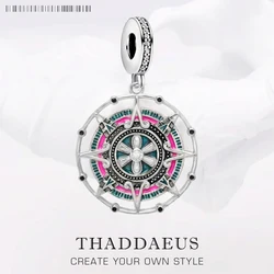 Mayan Calendar Charm Pendant Europe Jewelry Findings Accessories 925 Sterling Silver Fashion Gift For Women Men