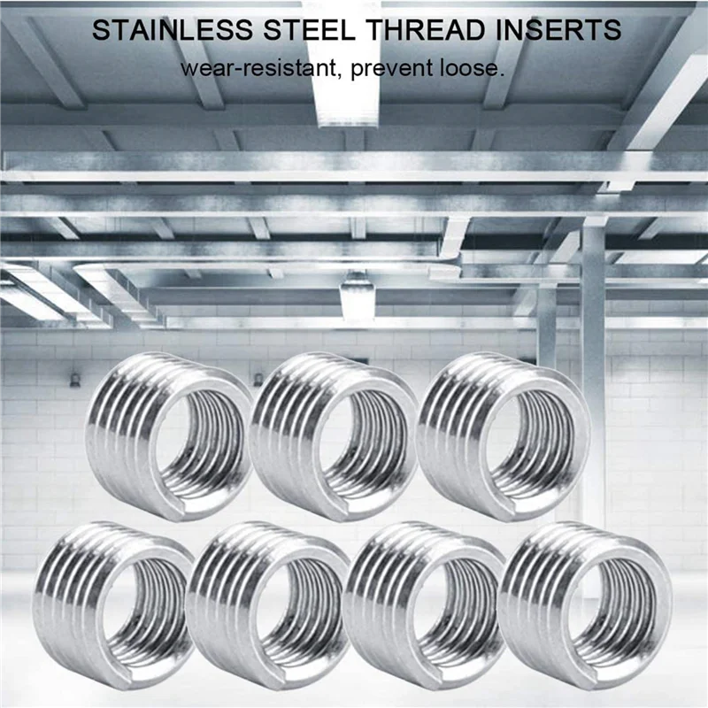 ABLN-200 шт. резьба для проволочной вставки, ремонт резьбы катушки Heli из нержавеющей стали SS304, резьбовая вставка, спиральная проволочная вставка (M40.71.5D)