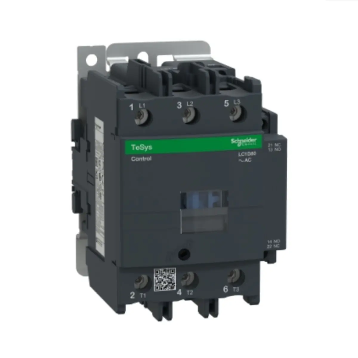 LC1D80E7 LC1D80E7C  nonreversing, 80A, 60HP at 480VAC, up to 100kA SCCR, 3 phase, 3 NO, 48VAC 50/60Hz coil, open