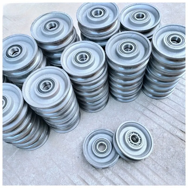 Small Pulley Block Standard Lifting Block Wire Rope Hoist Fixed Movable Pulley Set Labor Saving Wheel Bearing Roller