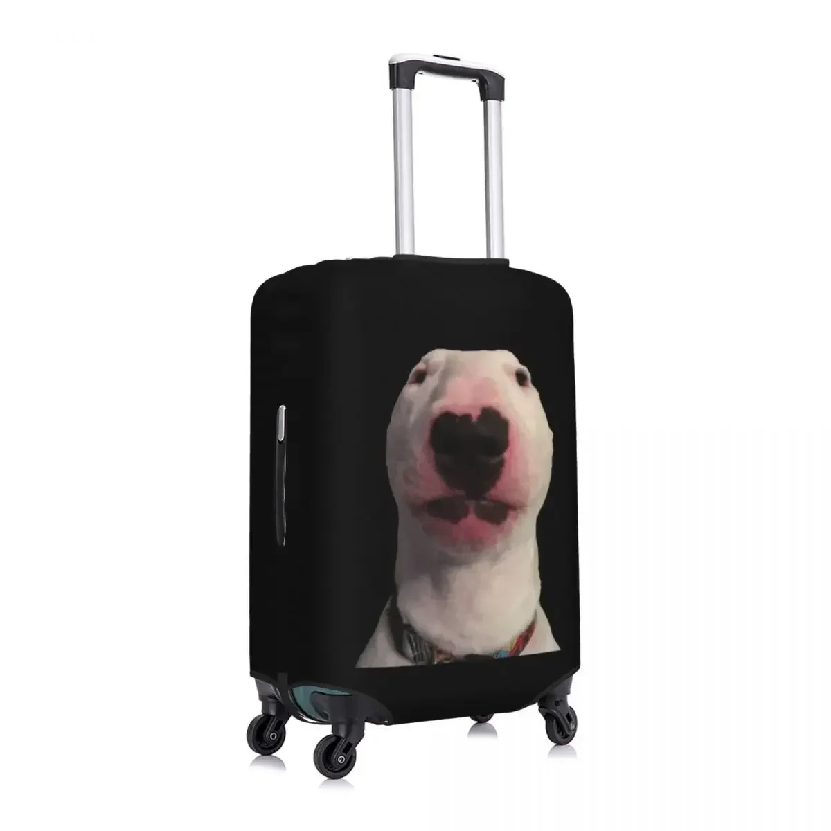 Custom Bull Terrier Dog Funny Meme Luggage Cover Fashion Suitcase Protector Covers Suit For 18-32 inch