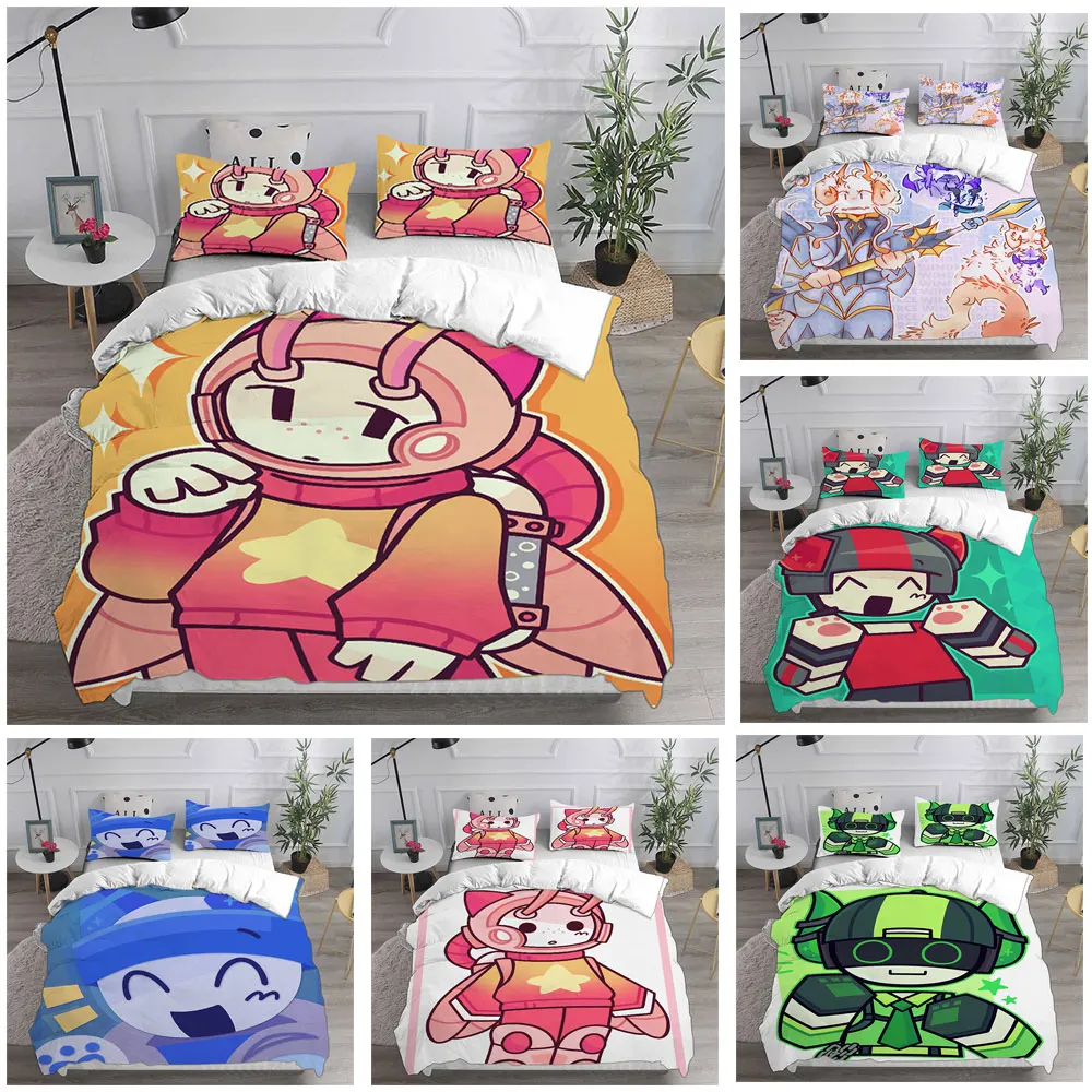 

Phighting Bedding Sets Cartoon Bed Cover Comforter Duvet Cover Pillow Case 2-3 Pieces Sets Kids Adult Bedroom Decoration